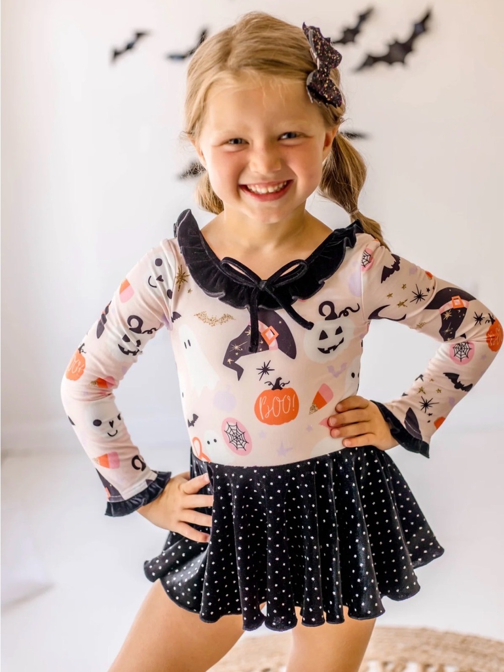 Cheeky Plum Spooky Season Leotard with tutu
